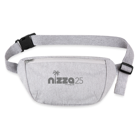 nizza25: Gürteltasche - Grau meliert