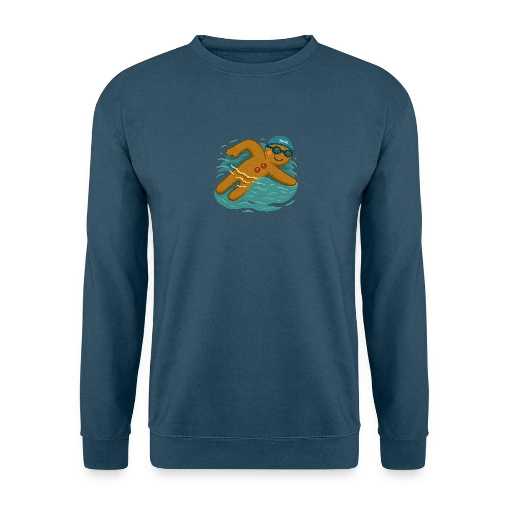 SWIM Lebkuchenmann | Unisex Pullover - Indigoblau