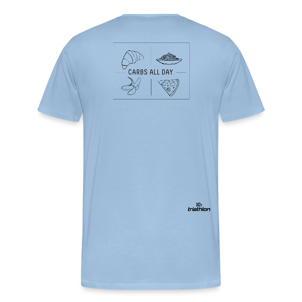 CARBS ALL DAY | T-Shirt - Sky