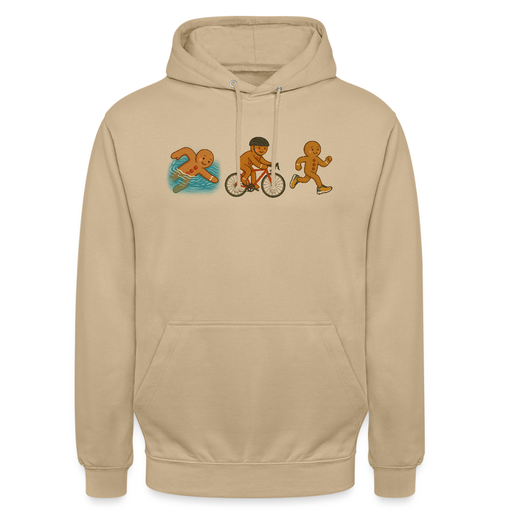 Lebkuchenmann Triathlon | Unisex Hoodie - Beige