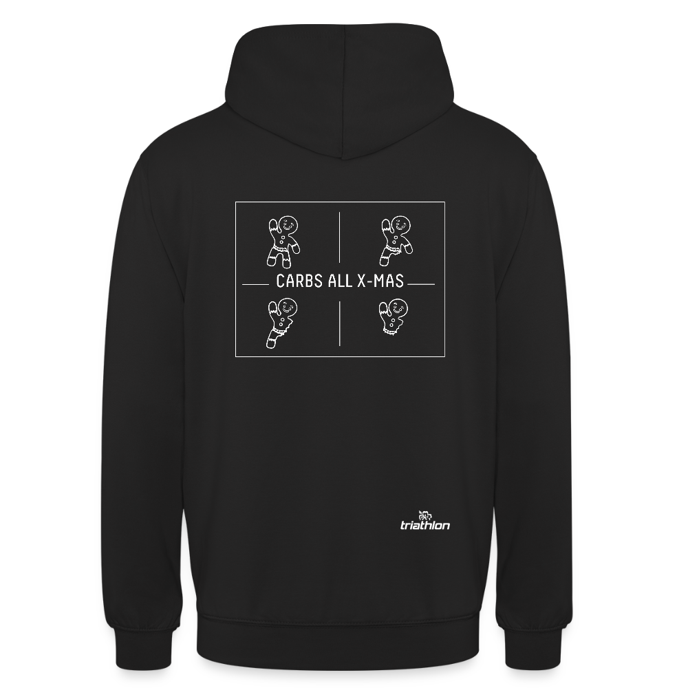 CARBS ALL X-MAS | Unisex Hoodie - Schwarz
