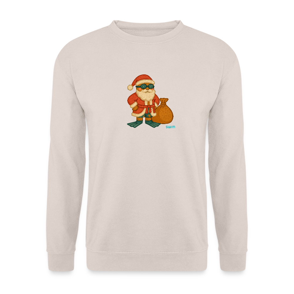 SWIM Weihnachtsmann | Unisex Pullover - Sand