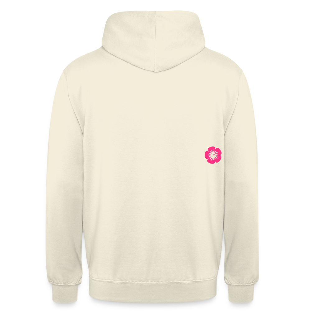 kona25: Unisex Hoodie | Logo in Neonpink - Vanille-Milchshake