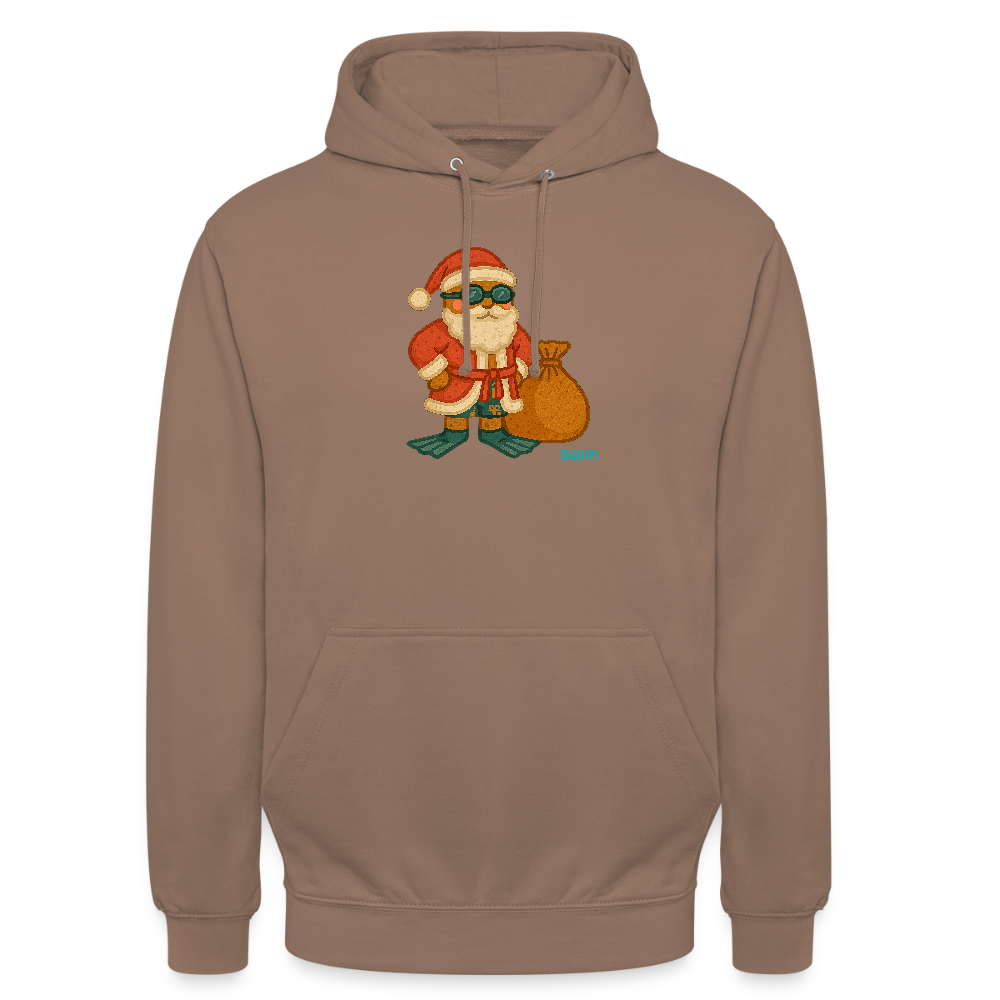 SWIM Weihnachtsmann | Unisex Hoodie - Mokka