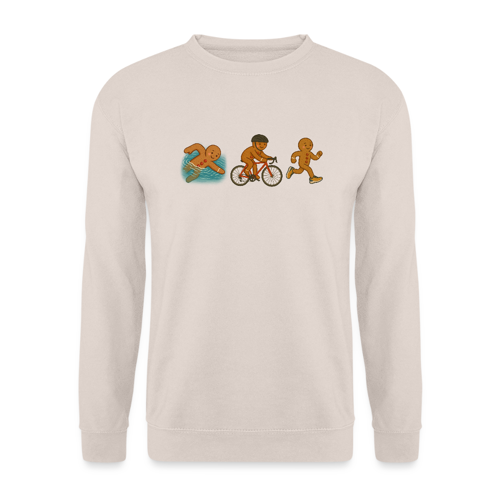 Lebkuchenmann Triathlon | Unisex Pullover - Sand