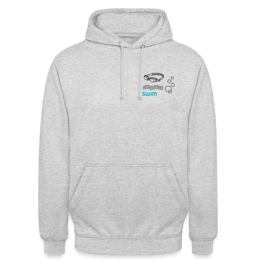 Unisex Hoodie - Hellgrau meliert