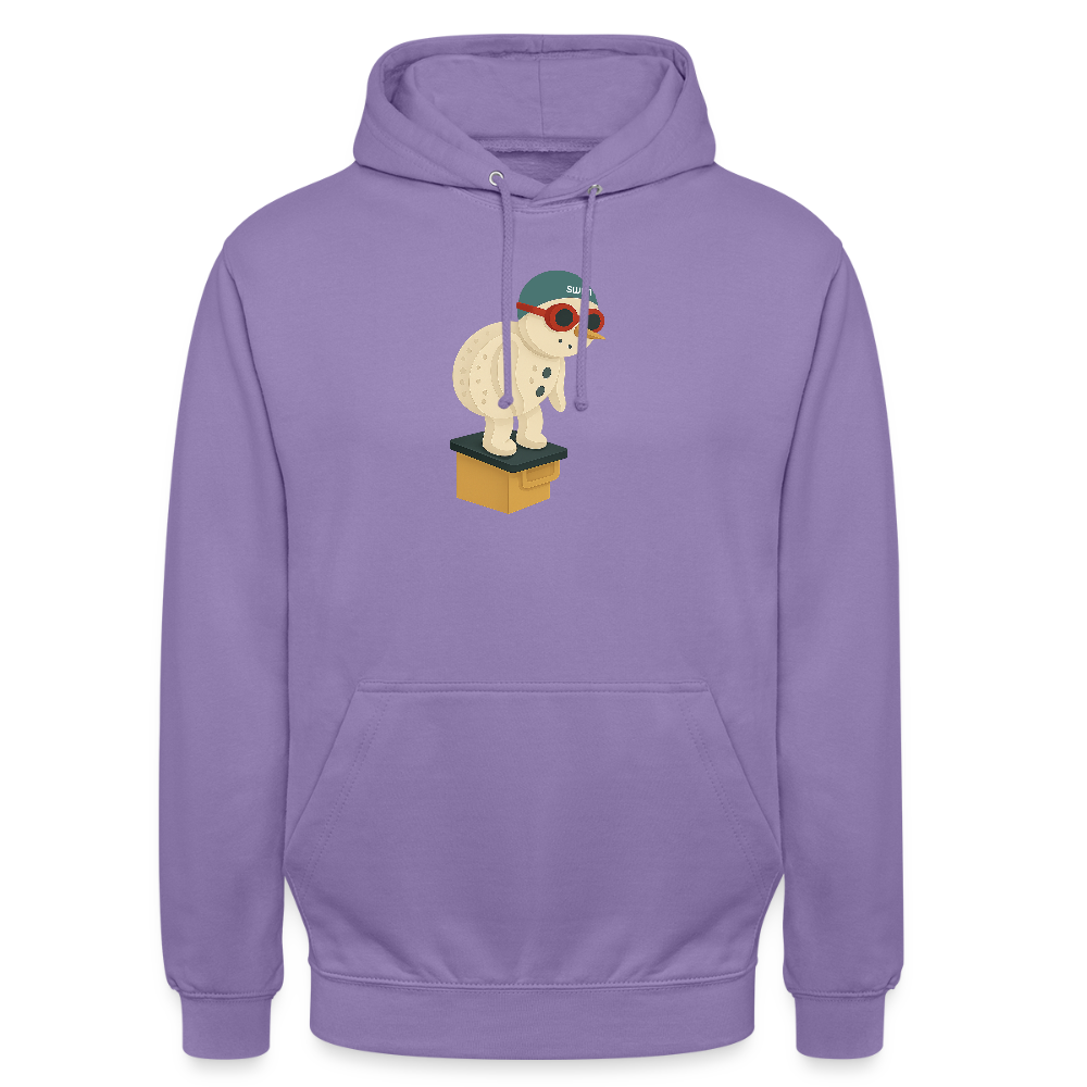 SWIM Schneemann | Unisex Hoodie - Lavendel