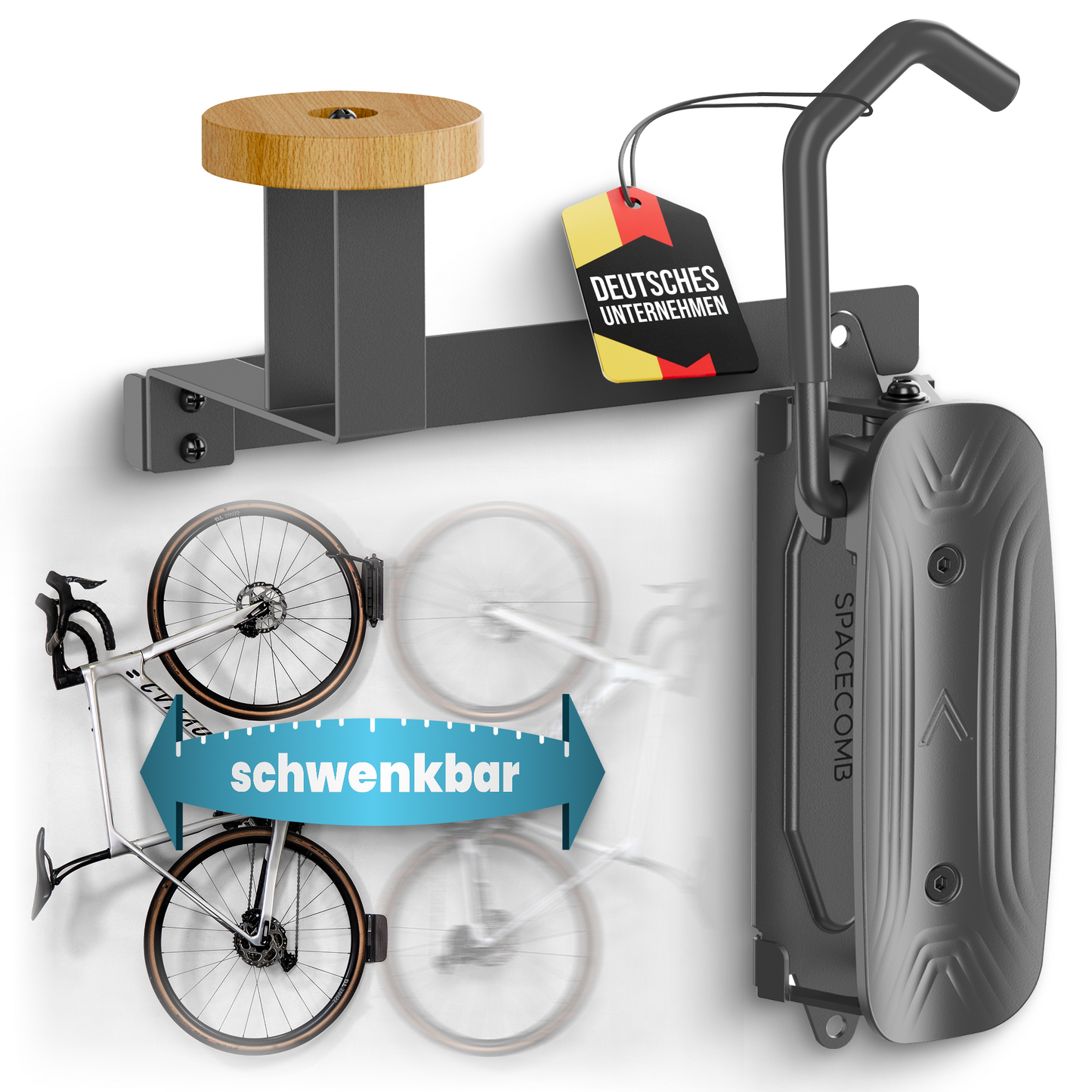 Wandhalterung schwenkbar | Renn- und Triathlonbike