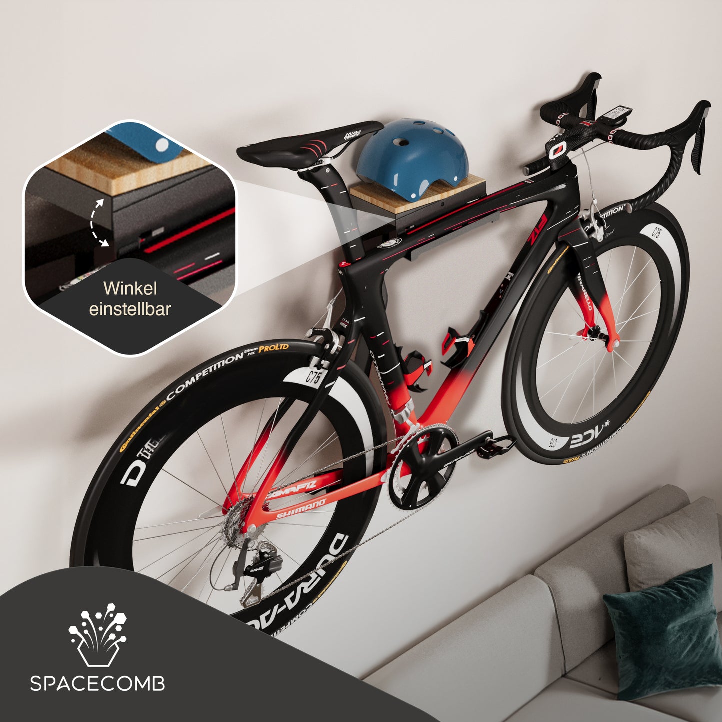 Wandhalterung PRO | Renn- und Triathlonbike