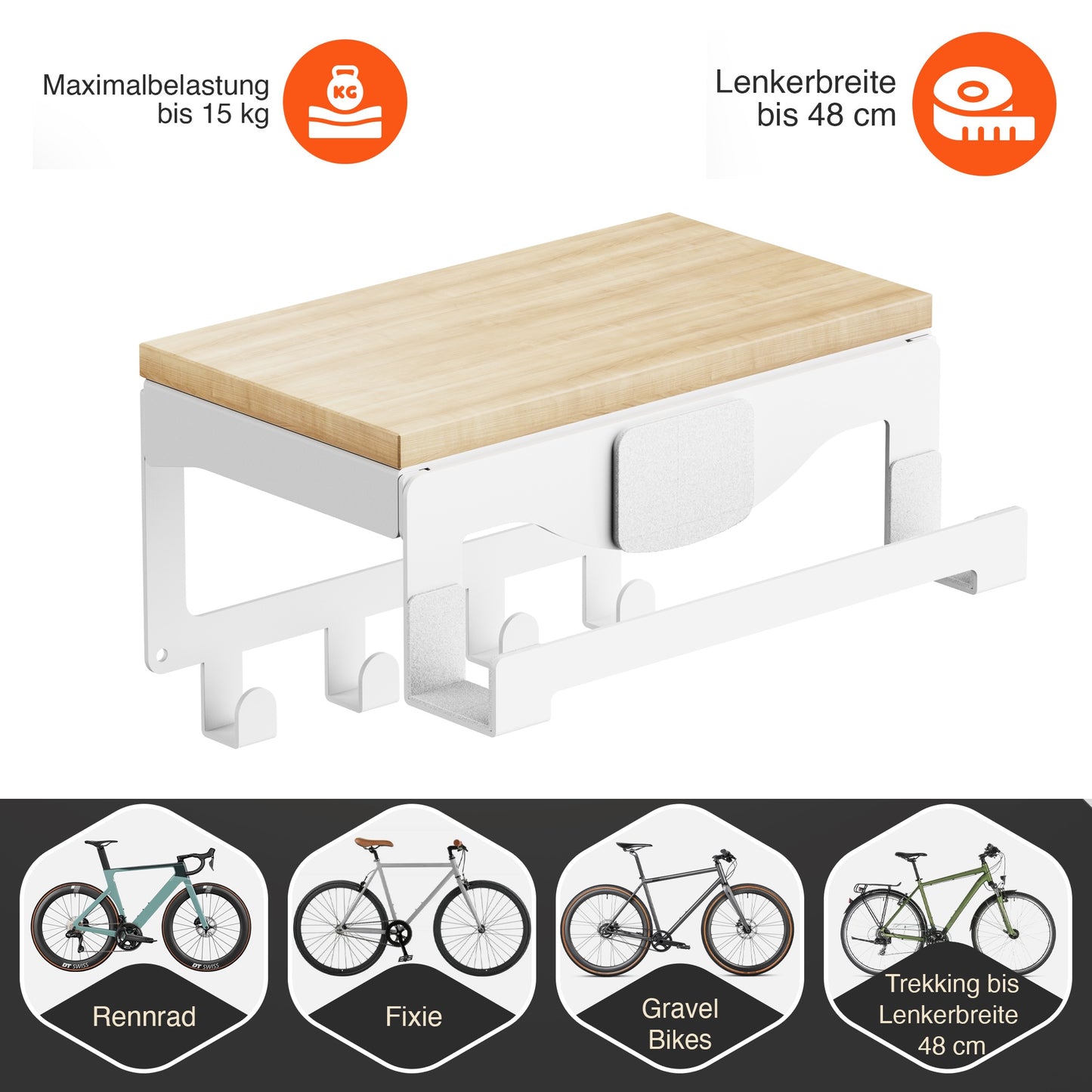 Wandhalterung PRO | Renn- und Triathlonbike