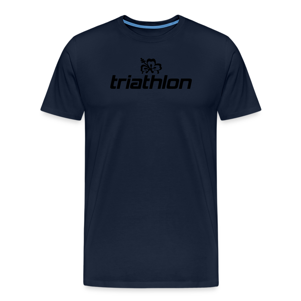 triathlon | T-Shirt Männer mit großem Logo - Navy