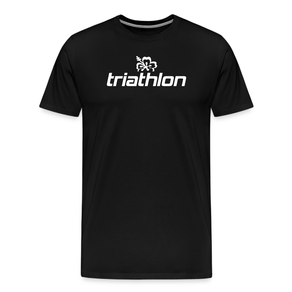 triathlon | T-Shirt Männer mit großem Logo - Schwarz