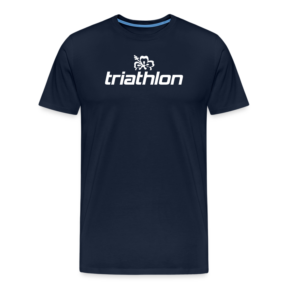 triathlon | T-Shirt Männer mit großem Logo - Navy