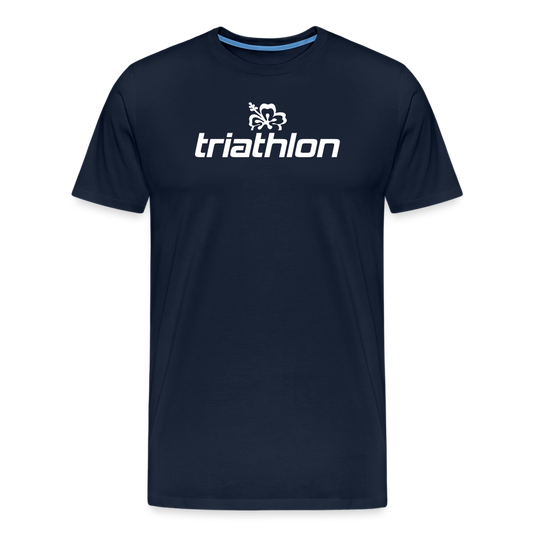 triathlon | T-Shirt Männer mit großem Logo - Navy