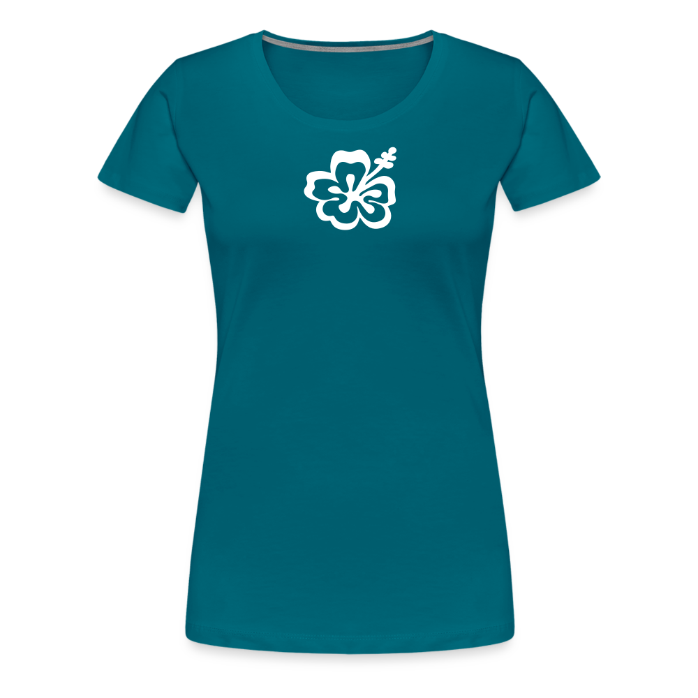 triathlon | T-Shirt Frauen mit Blume - Divablau