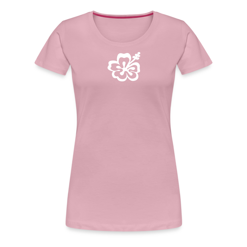 triathlon | T-Shirt Frauen mit Blume - Hellrosa