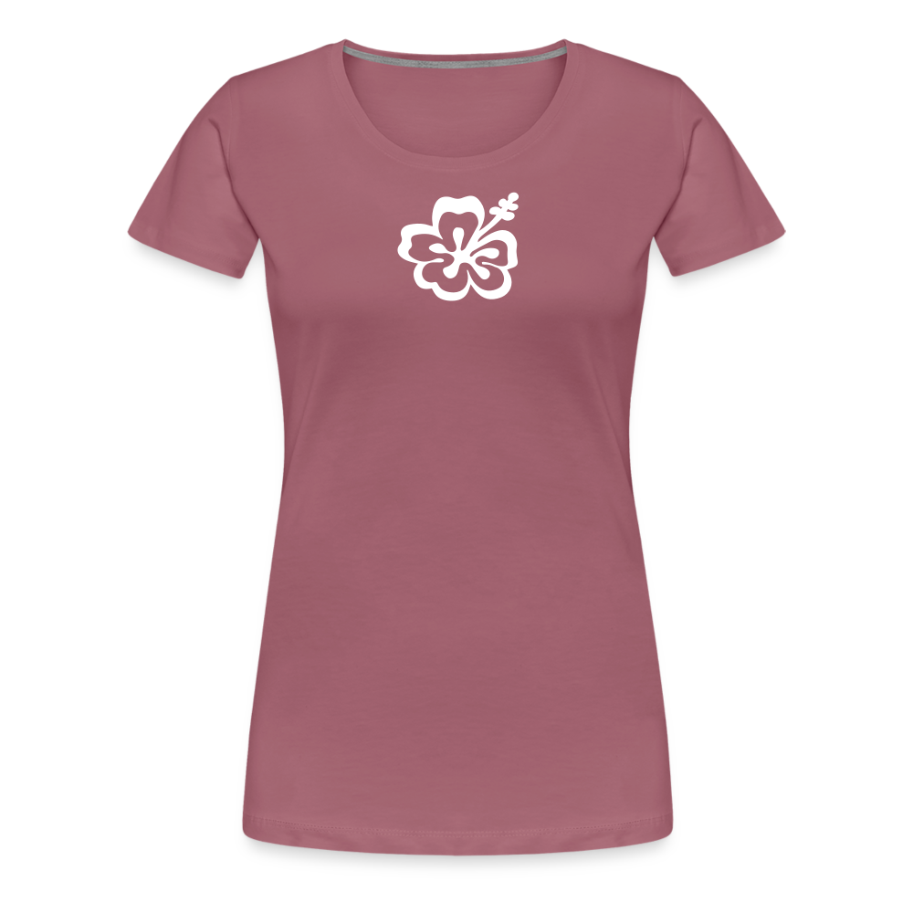 triathlon | T-Shirt Frauen mit Blume - Malve