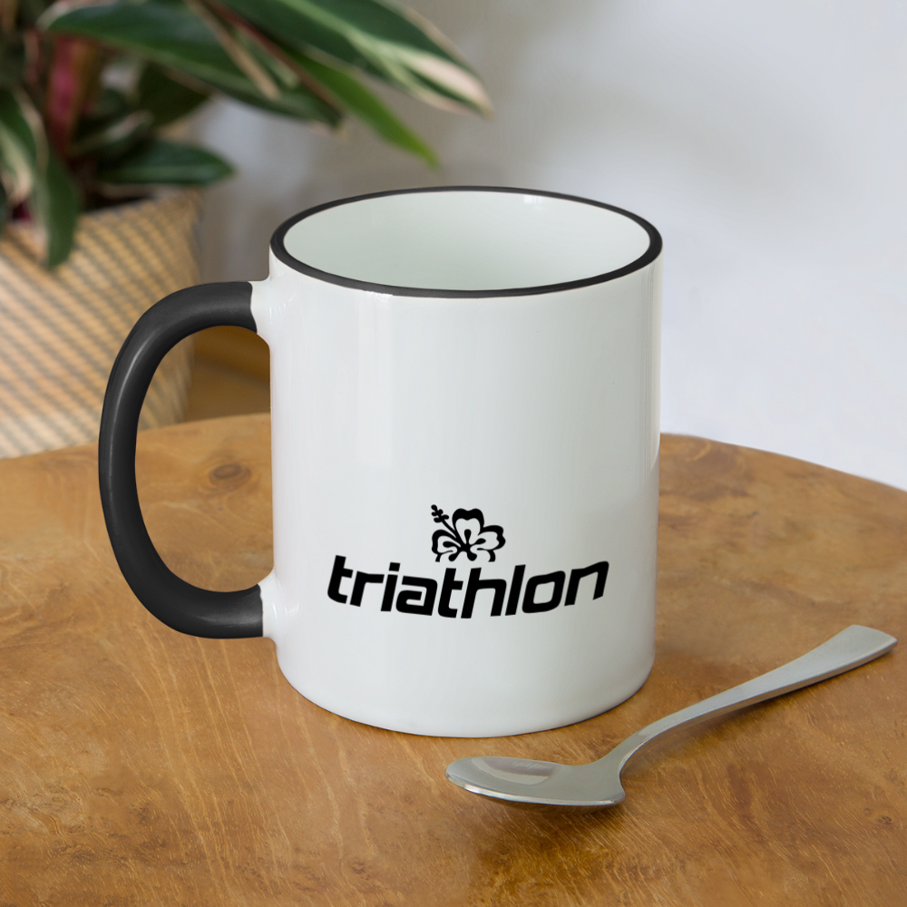 triathlon | Tasse - Weiß/Schwarz